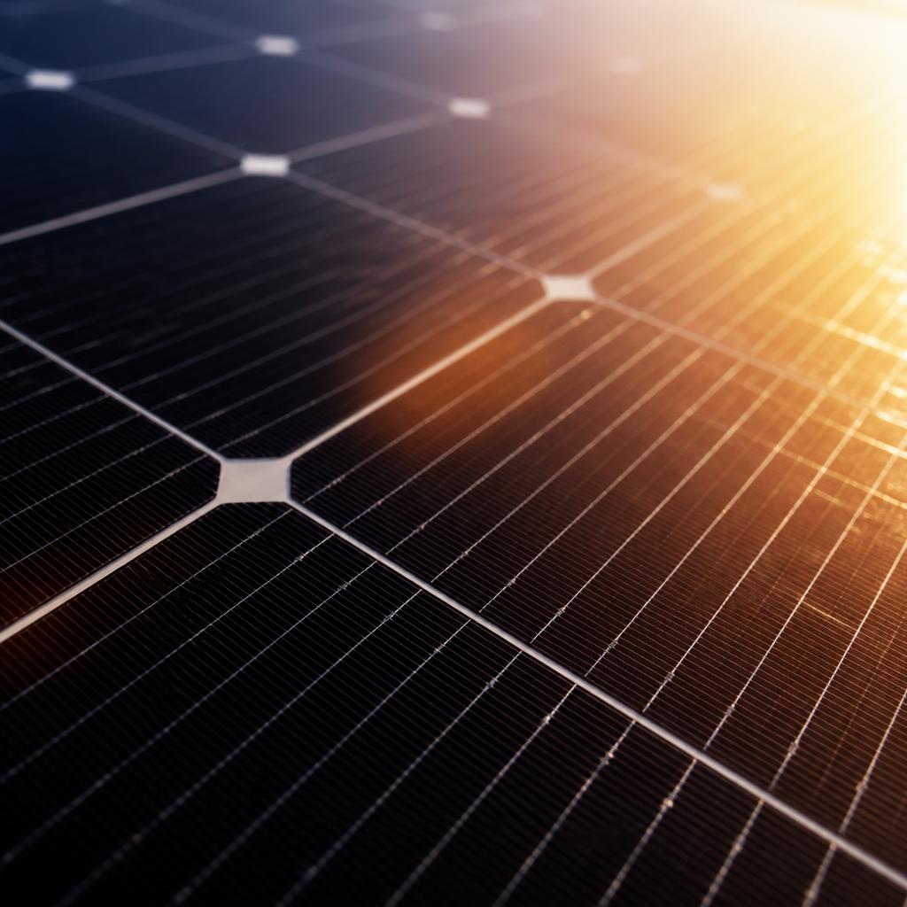 Panel solar fotovoltaico de alta eficiencia